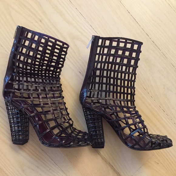 caged bootie